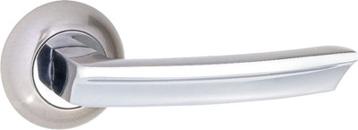 Ручка дверная Ajax furniture Sigma R.JR54 SN/CP-3 (матовый никель/хром)