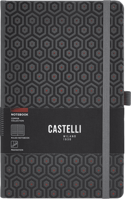 Записная книжка CASTELLI Copper Honeycomb / 0QO4LC-009 (96л, серый/медный)