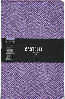 Блокнот CASTELLI Harris Royal Purple / 0QO4LI-U47 (96л, фиолетовый)
