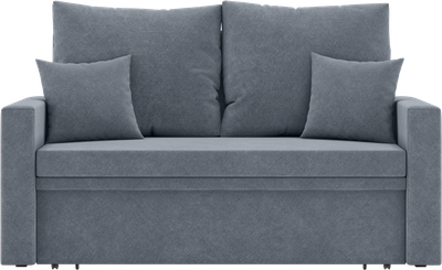 Диван Mio Tesoro Тунне SB2 (Ripple 995 Silver)