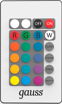 Пульт для светодиодной ленты Gauss RGBW-лампами LED / 966412400