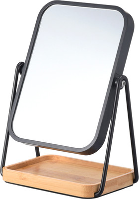 Зеркало косметическое Caspian 90043 (бамбуковая основа, черный)