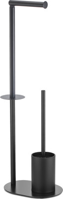 Стойка для туалетной бумаги с ершиком FORA Mystery FOR-ST-563BL (черный)