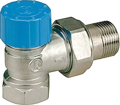 Клапан термостатический Giacomini Угловой 1/2" Подключение термостатической головки 30x1.5мм