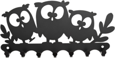 Ключница настенная KN Совушки (черный)