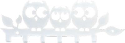 Ключница настенная KN Совушки 2  (белый)