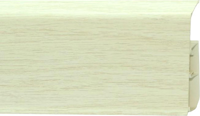 Плинтус Winart Quadro Pro 80мм Дуб белый (2м)
