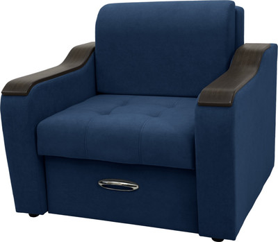 Кресло-кровать Сириус Лидер-3 ППУ 105x110 (Eva 22 велюр синий)