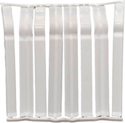 Набор фурнитуры для плинтуса Ideal Дюра фигурный 001 Белый (80мм, 8шт, флоупак)