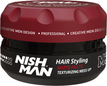 Паста для укладки волос NishMan M3 Mess Up матовая текстурирующая (30мл)
