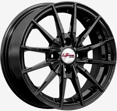 Литой диск iFree Финчер 14x5.5" 4x100мм DIA 60.1мм ET 43мм BK