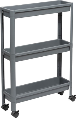 Этажерка Violet Vikea 3-х ярусная на колесах / 782318