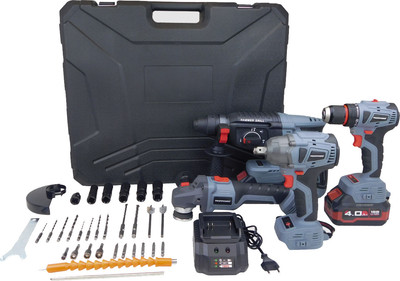 Набор электроинструмента Profipower Аккумуляторный бесщеточный ProfiSet-4F18 / E0093