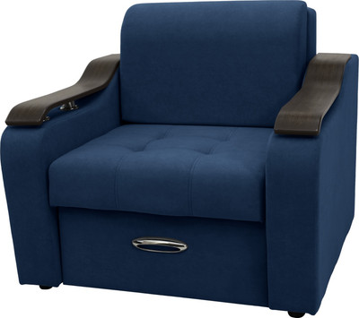 Кресло-кровать Сириус Лидер-4 ППУ 105x110 (Eva 22 велюр синий)