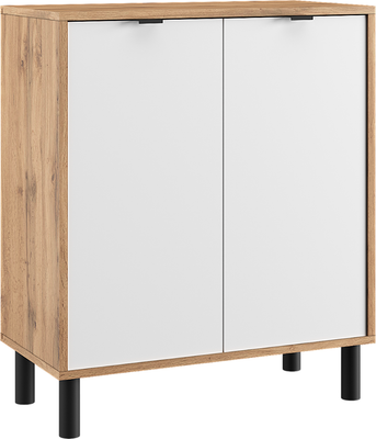 Тумба Eligard Mone 2D (дуб вотан/белый)