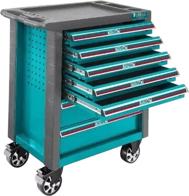 Тележка инструментальная TOTAL THPTCS73281 (с набор из инструментов, 328шт)