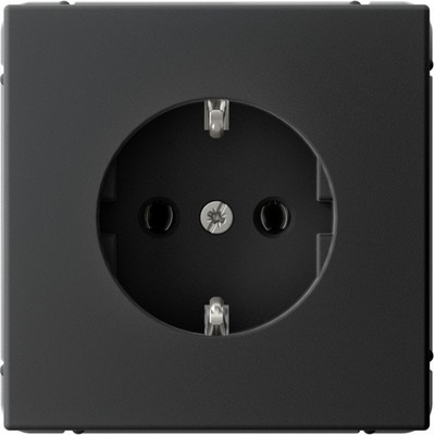 Розетка Systeme (Schneider) Electric ArtGallery GAL001043S (карбон)