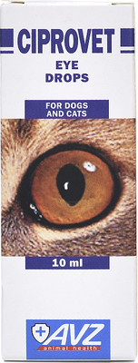 Капли для лечения глаз у животных Агроветзащита Ципровет (10мл)