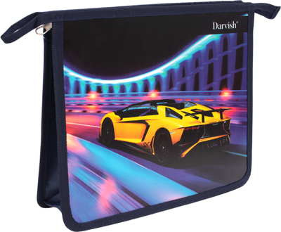 Папка для тетрадей Darvish Красивый спорткар / DV-14015-3