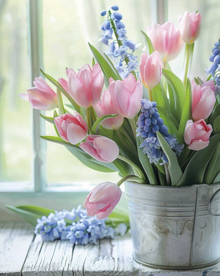 Набор алмазной вышивки Феникс+ Весенний букет / 68585