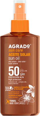 Масло для загара Agrado Sun Oil SPF50 (100мл)