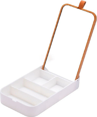 Зеркало косметическое Caspian 90048 (бамбук/белый)