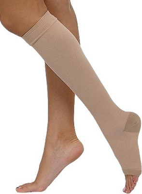 Чулок компрессионный Центр Компресс До колена 2 кл.к. (р.1, кремовый)