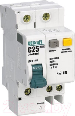 Дифференциальный автомат DEKraft 15159DEK