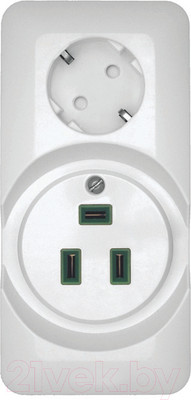 Розетка Systeme (Schneider) Electric Прима RA32-211R-B