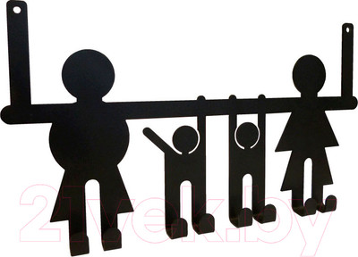 Вешалка для одежды GALA VL004-BY (черный)