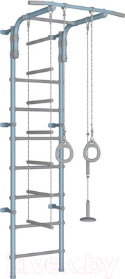 Детский спортивный комплекс Формула здоровья Pastel 2 (голубой/серый)