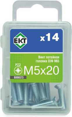 Винт ЕКТ 5х20 DIN 965 / B006573 (14шт)