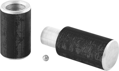 Петля точечная СибрТех Гаражная с шаром 30x140мм / 92009 (2шт)