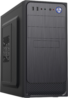 Корпус для компьютера Foxline Forza FZ-053 450W / FZ-053-SX450R (черный)