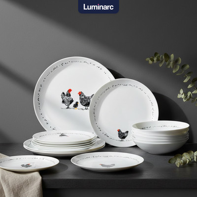 Набор тарелок Luminarc Diwali Paulette V9388 (18шт)