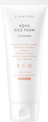 Пенка для умывания S.Nature Aqua Rice Foam (160мл)