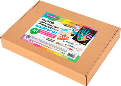 Набор для творчества Brauberg Hobby. Создание отпечатков рук / 192529