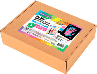 Набор для творчества Brauberg Hobby. Создание отпечатков рук / 192530