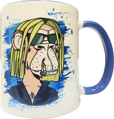 Кружка Solmax&Home Обезьяна / FO90760 (синий)