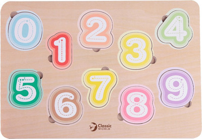 Сортер Classic World Пазл-вкладыш. Числа CW54433