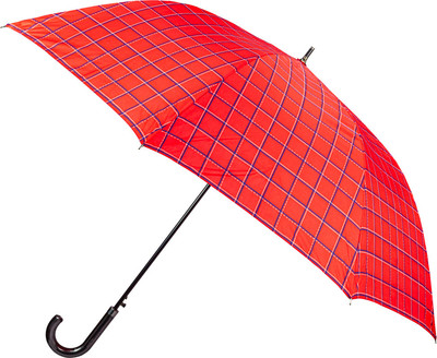 Зонт-трость Solmax&Home SM90597 (красный в клетку)