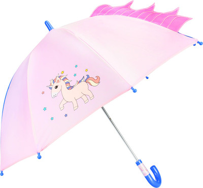 Зонт-трость Solmax&Kids Единорог / SM90583 (розовый)