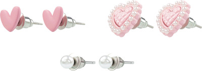 Комплект сережек Meshu MS_60719 (розовый)