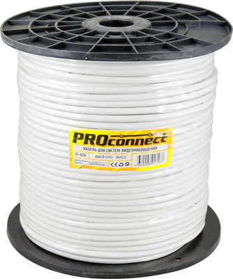 Кабель PROconnect KBK-B-2 / 01-4216 (200м, белый)