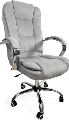 Кресло офисное Calviano Bravo (серый велюр)