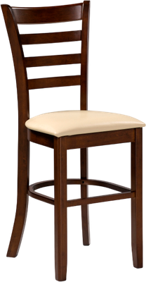 Стул барный Woodville Pola (дуб/кремовый)
