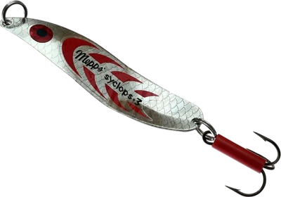 Блесна Mepps Syclops Silver/Red / 529602-B (26г)