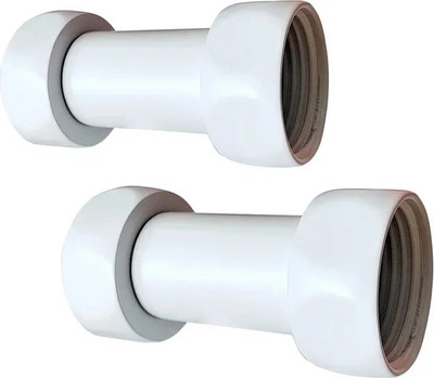 Комплект фитингов для полотенцесушителя Ростела 1 1/4"x1 1/4" г/г Ral 9016 / 730SCH1212Ral9016