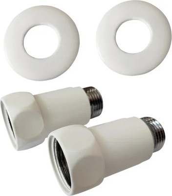 Комплект фитингов для полотенцесушителя Ростела 1 1/4"x1" г/ш Ral 9016 / 731SCH1210Ral9016