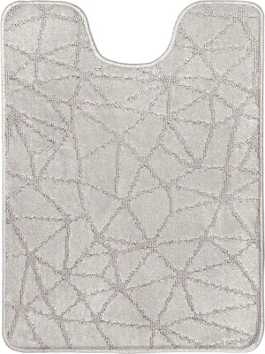 Коврик для туалета Shahintex РР 60x50 001 (перламутровый 51 S)